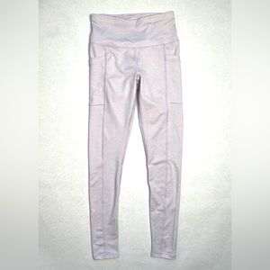 Apana Women's Light Purple Lavender Leggings Side Pockets Size XS